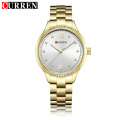 CURREN 9003 Brand Fashion Dress Quartz Ladies Watch Crystals Full Steel Women's Wristwatches Women Gifts Clock Relogio Feminino